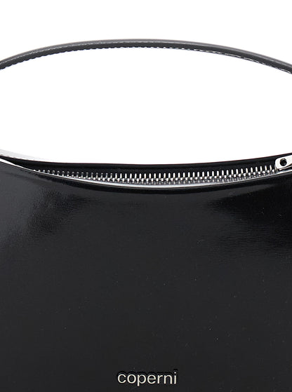 Black Handbag With Logo Detail