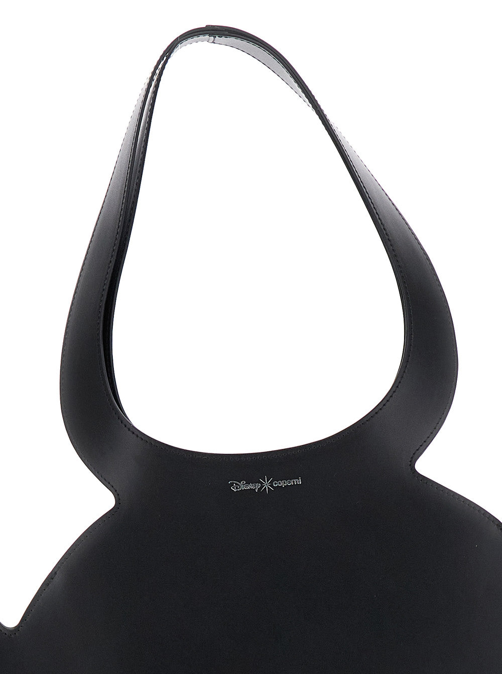 'Mickey' Black Handbag With Cut-Out Handle
