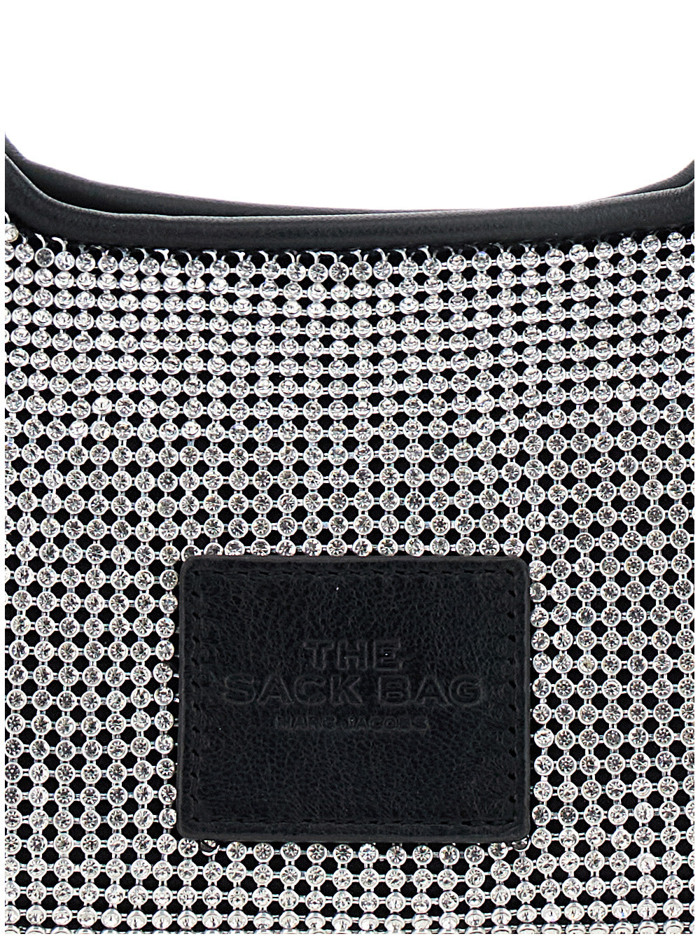 Metallic Handbag With Crystal Embellishments