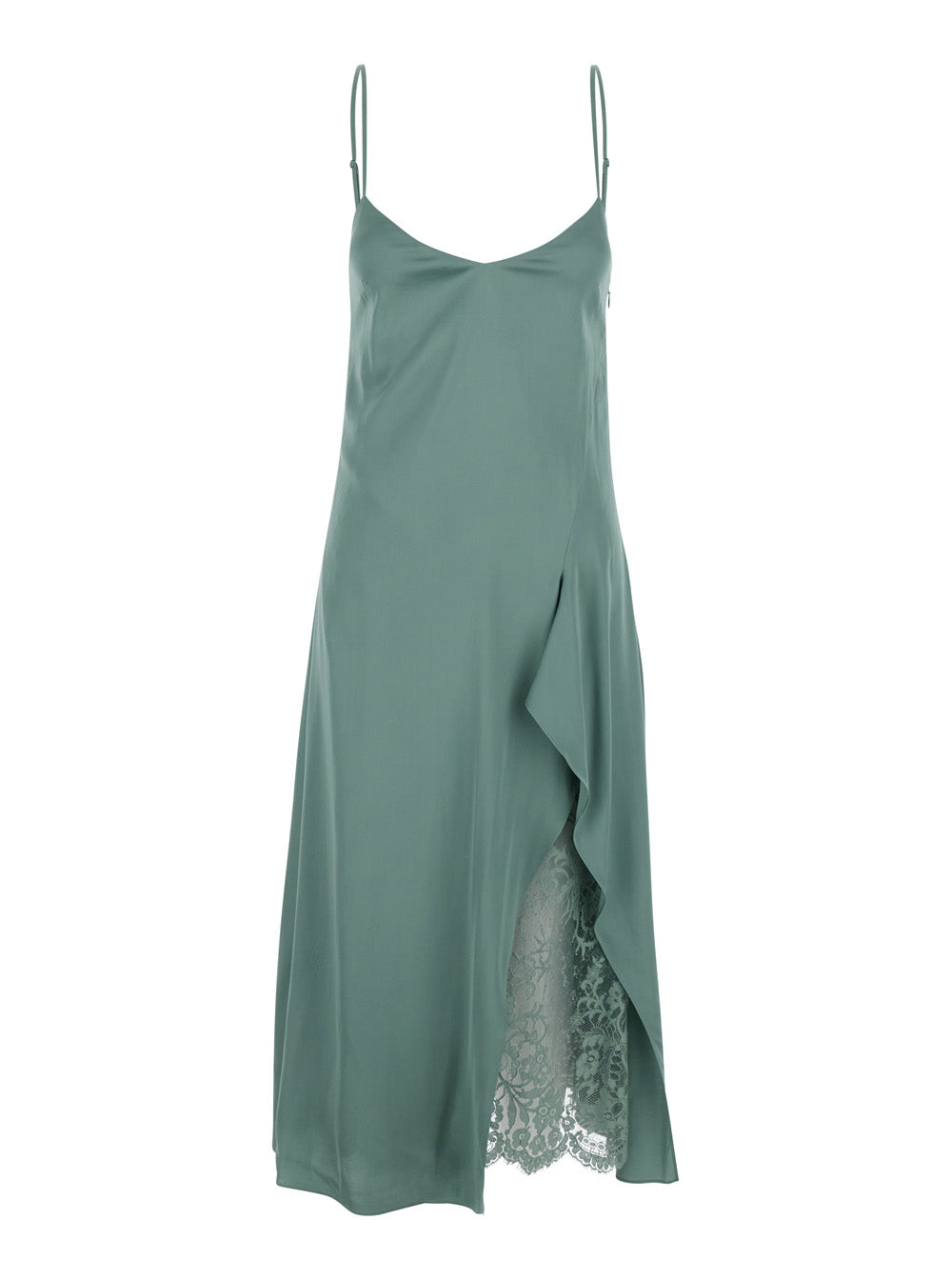 Dress Docketta Vis Soft Satin Green