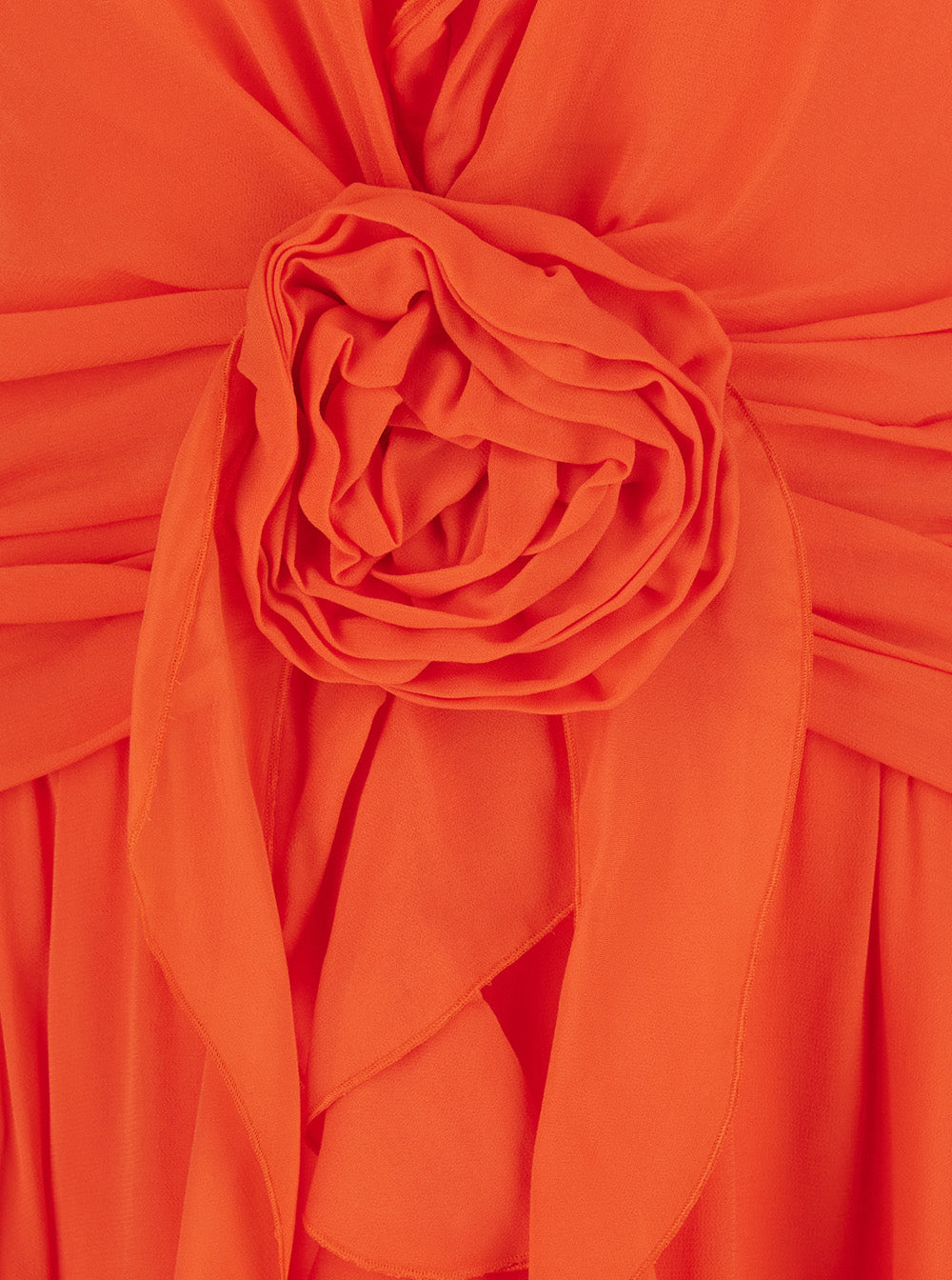 Maxi Dress Georgette Orange