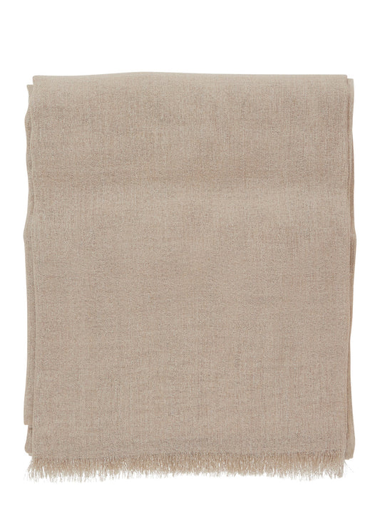 Scarf in Cashmere Blend — Beige