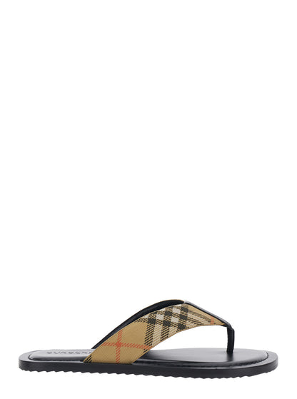 Flip-Flops Beige Tech Fabric