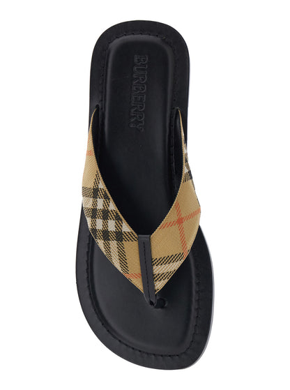 Flip-Flops Beige Tech Fabric