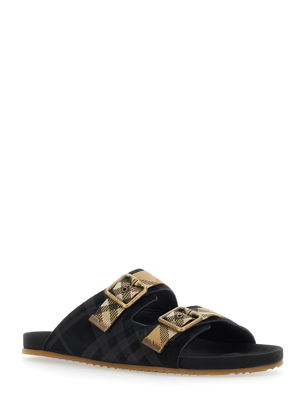 Sandals Urchin Black Leather-Blend