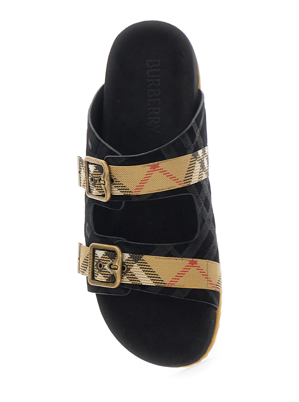 Sandals Urchin Black Leather-Blend