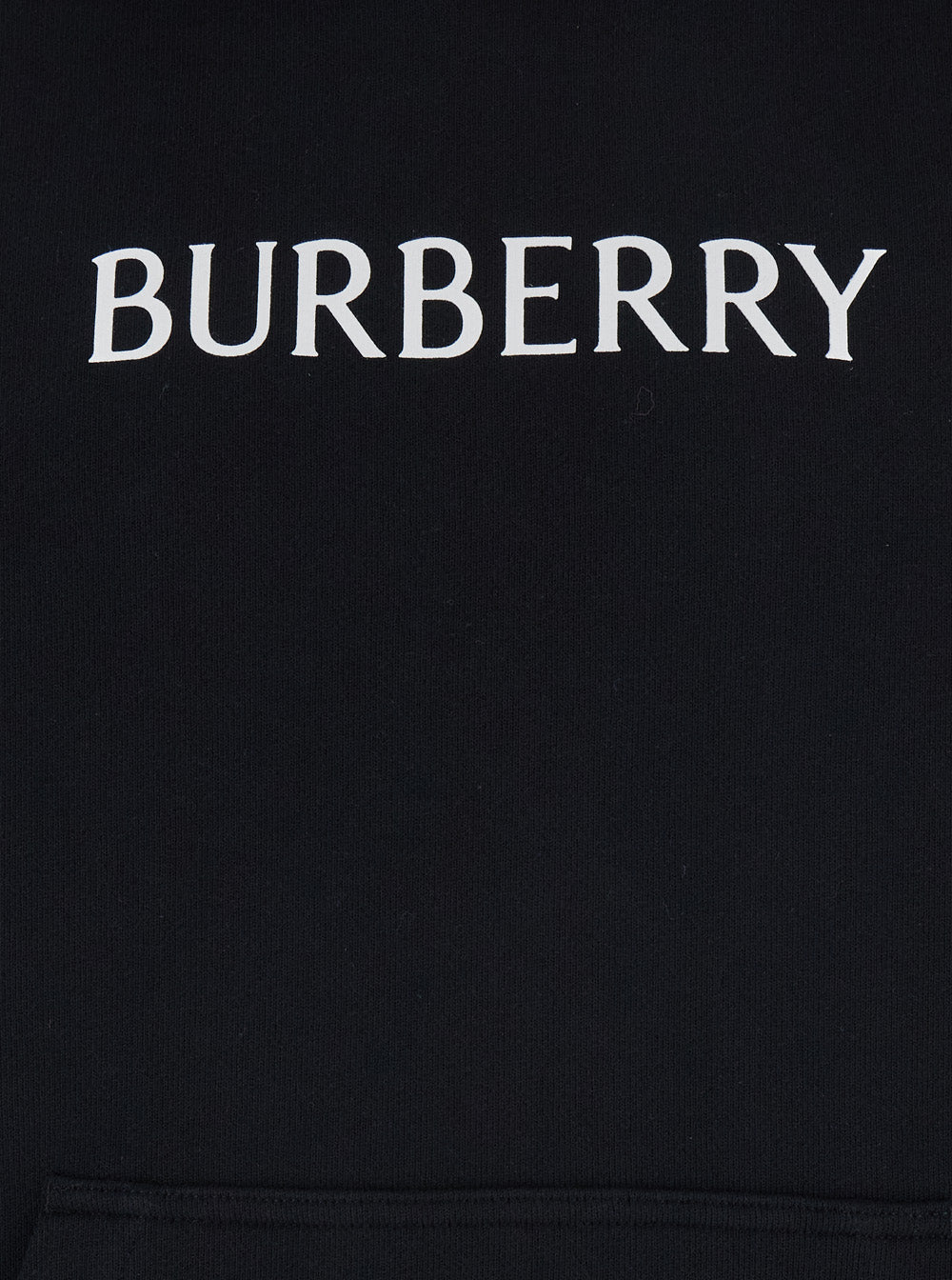 Hoodie With Lettering Logo, Black