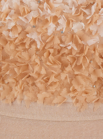 Long Dress Beige Viscose Blend
