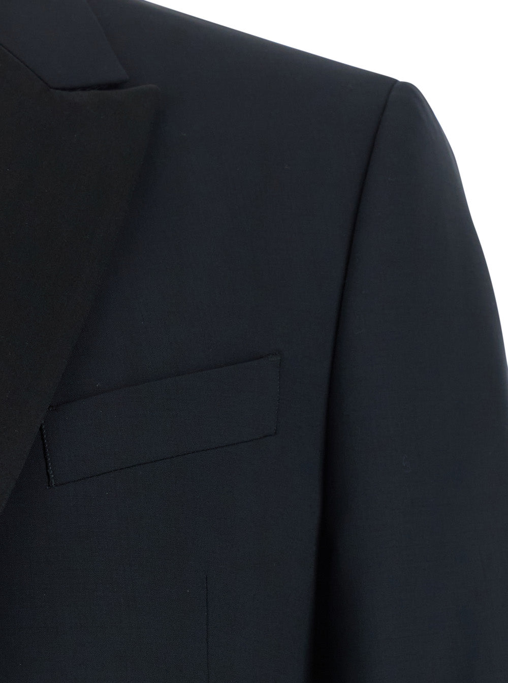 Suit Slim-Fit Blue Wool