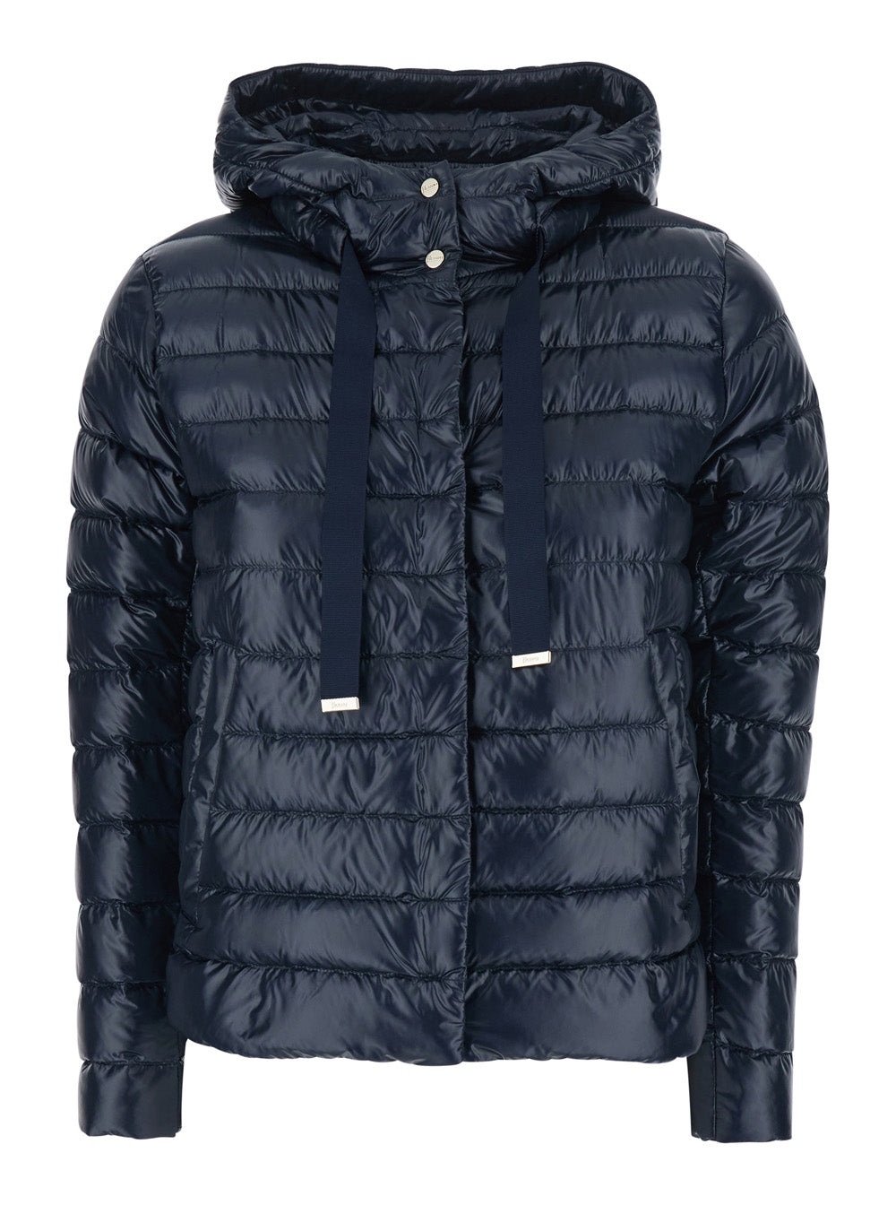Hooded Puffer Jacket Blue