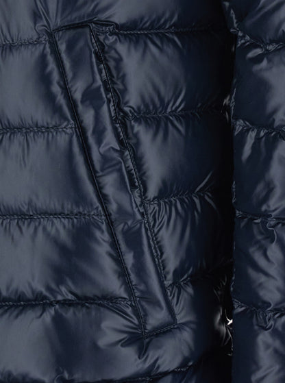 Hooded Puffer Jacket Blue