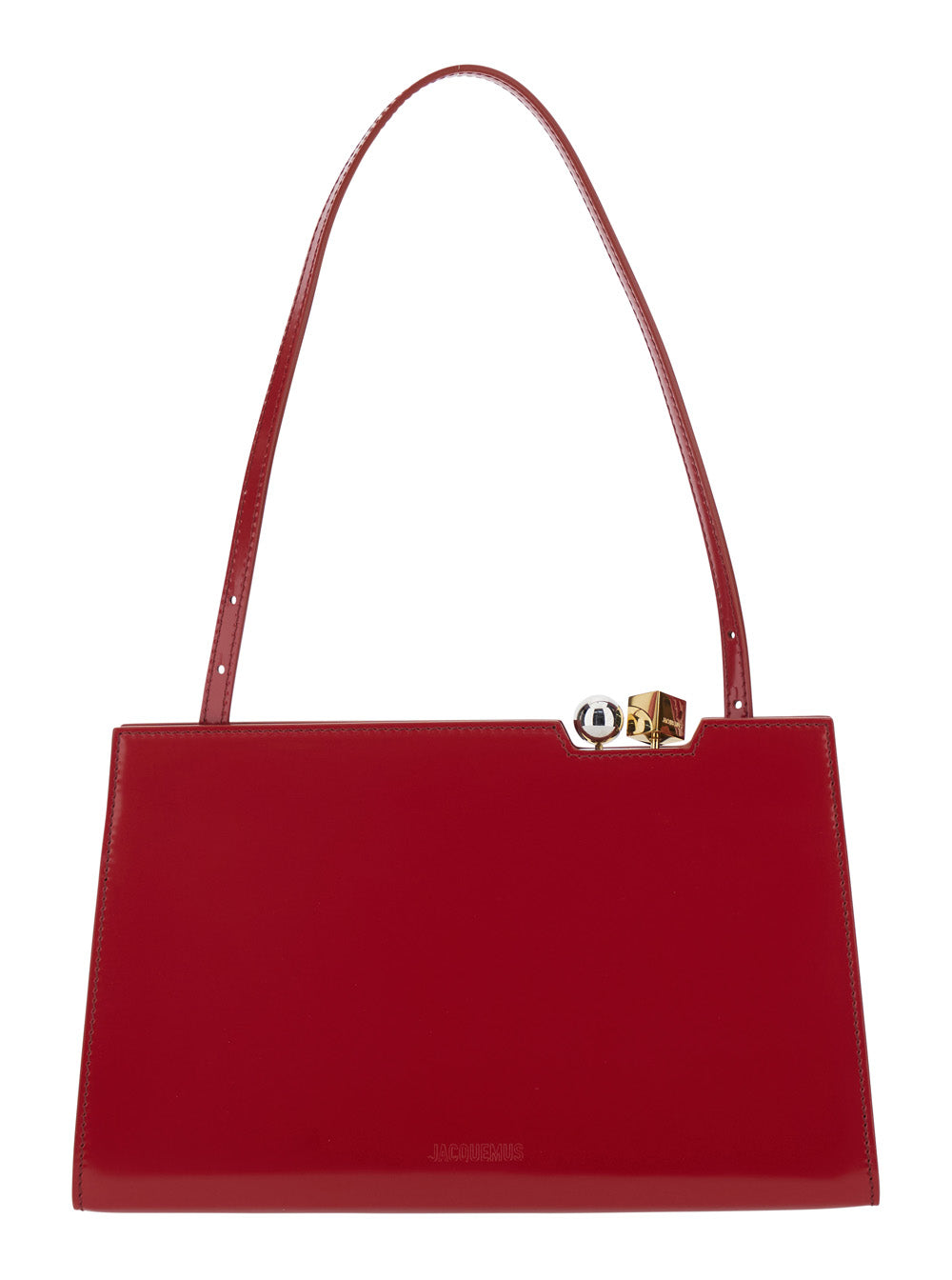 Handbag Le Salon Red Leather