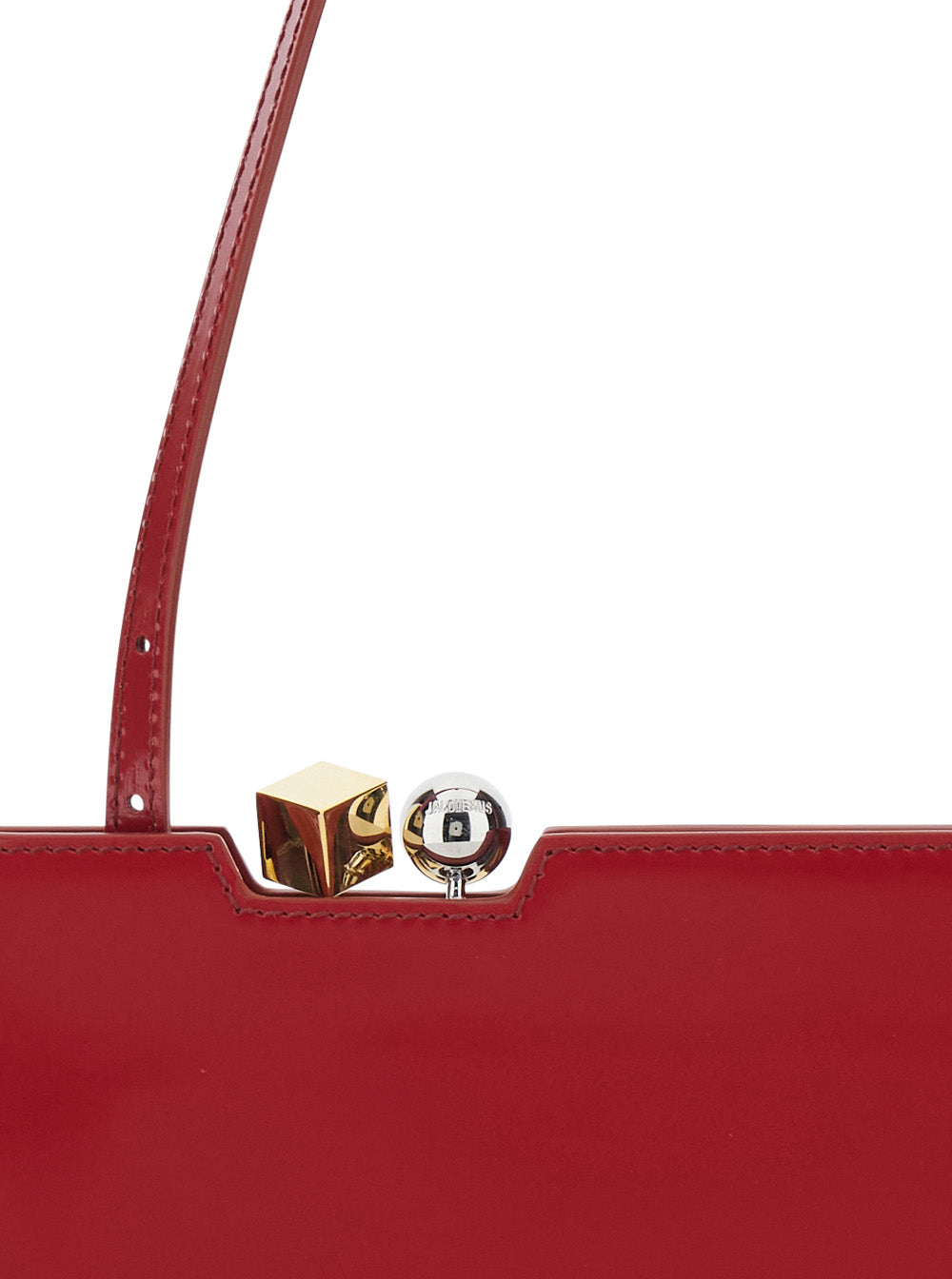 Handbag Le Salon Red Leather