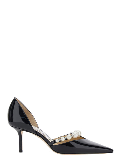 Stiletto Heels Aurelie Black Leather