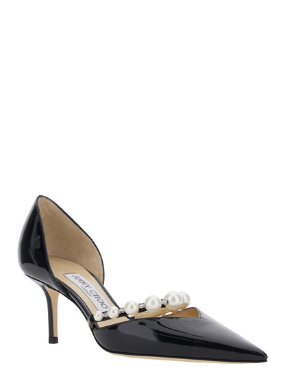 Stiletto Heels Aurelie Black Leather