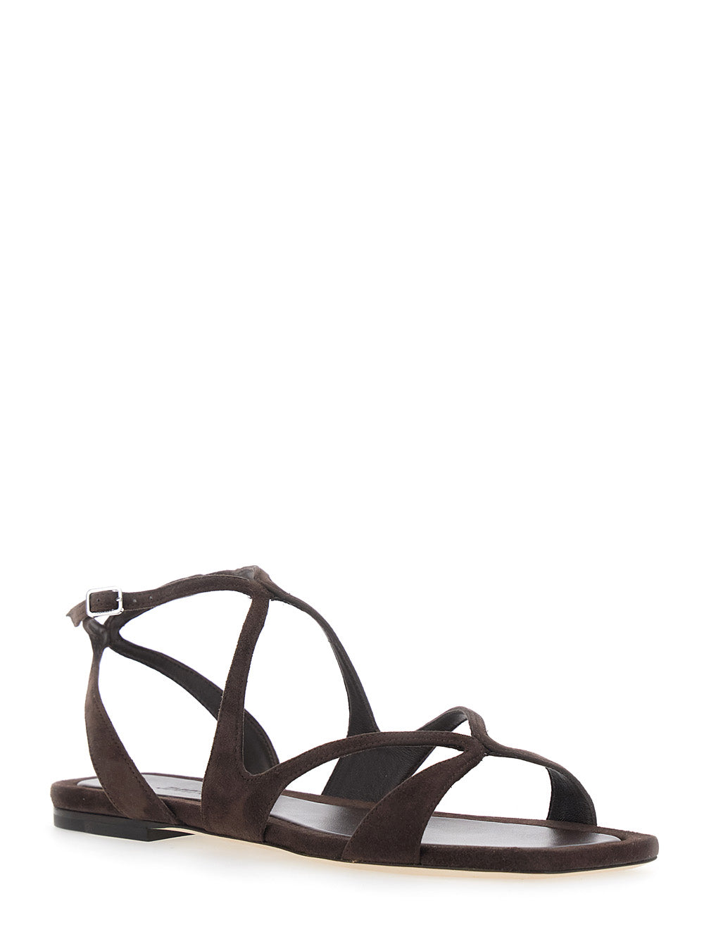 Sandals Ayla Brown Suede