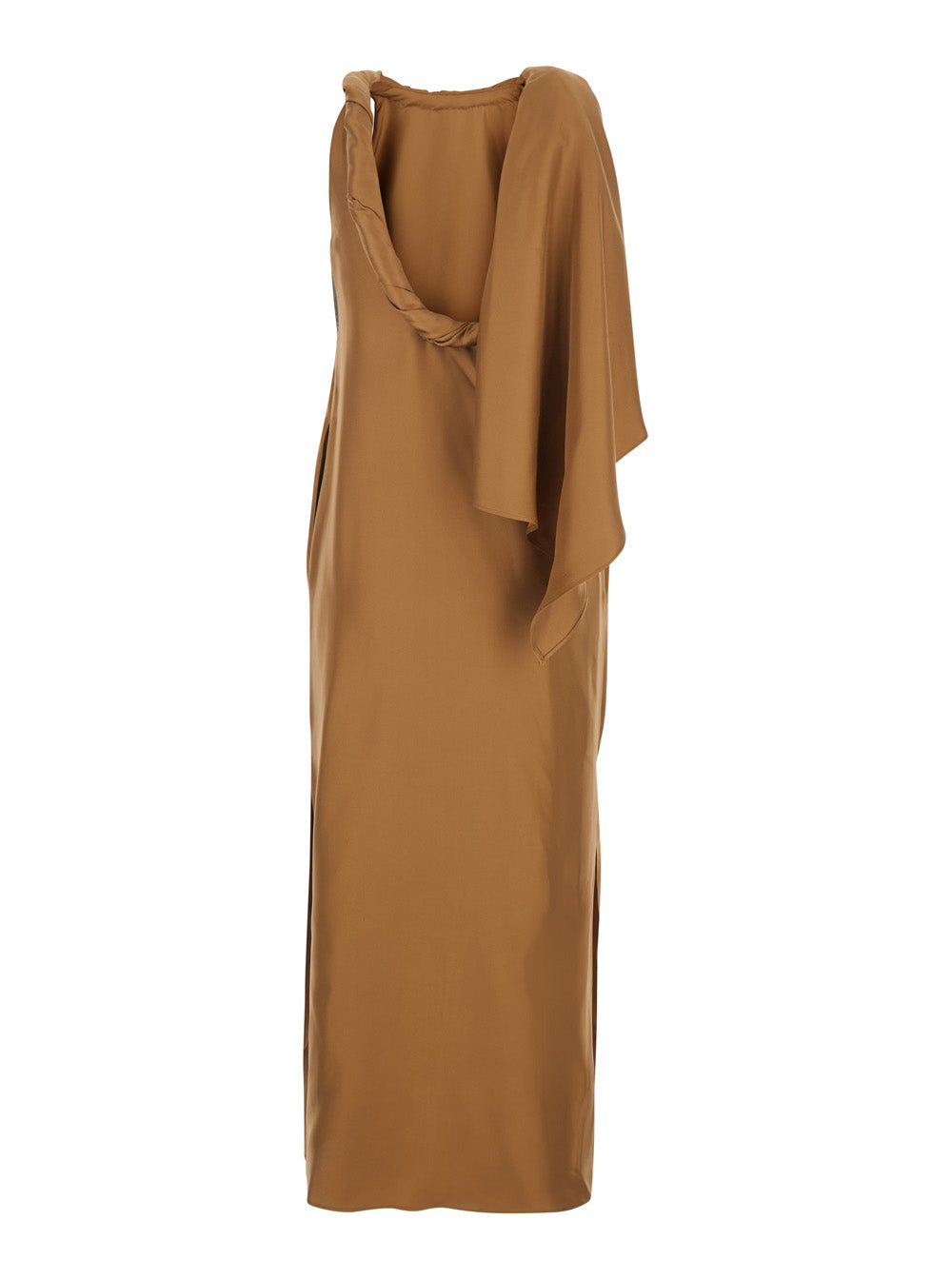 Long Dress Susan Brown Silk