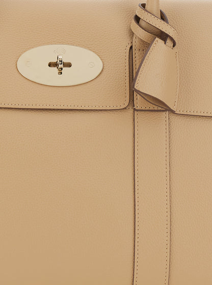 Handbag Bayswater Beige Leather