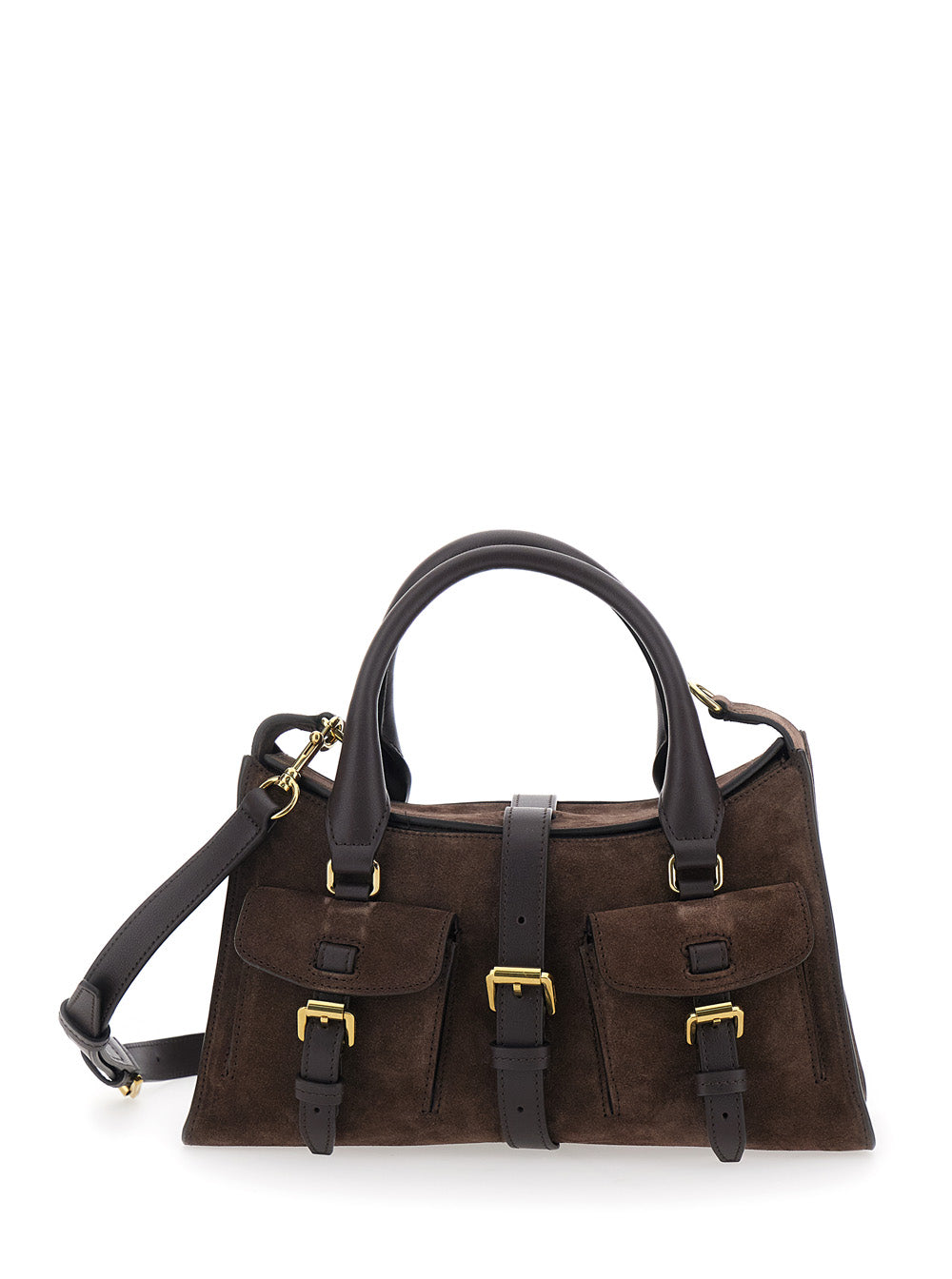 Handbag Roxanne Brown Suede