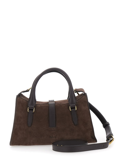 Handbag Roxanne Brown Suede