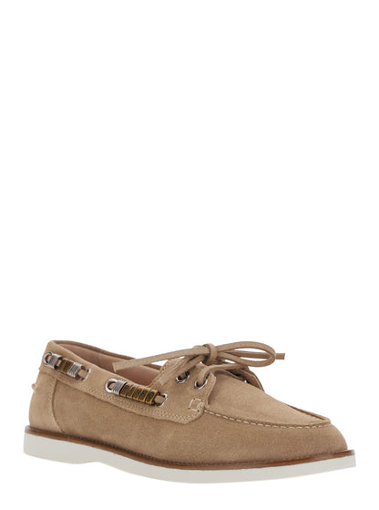 Loafers Grace Beige Suede