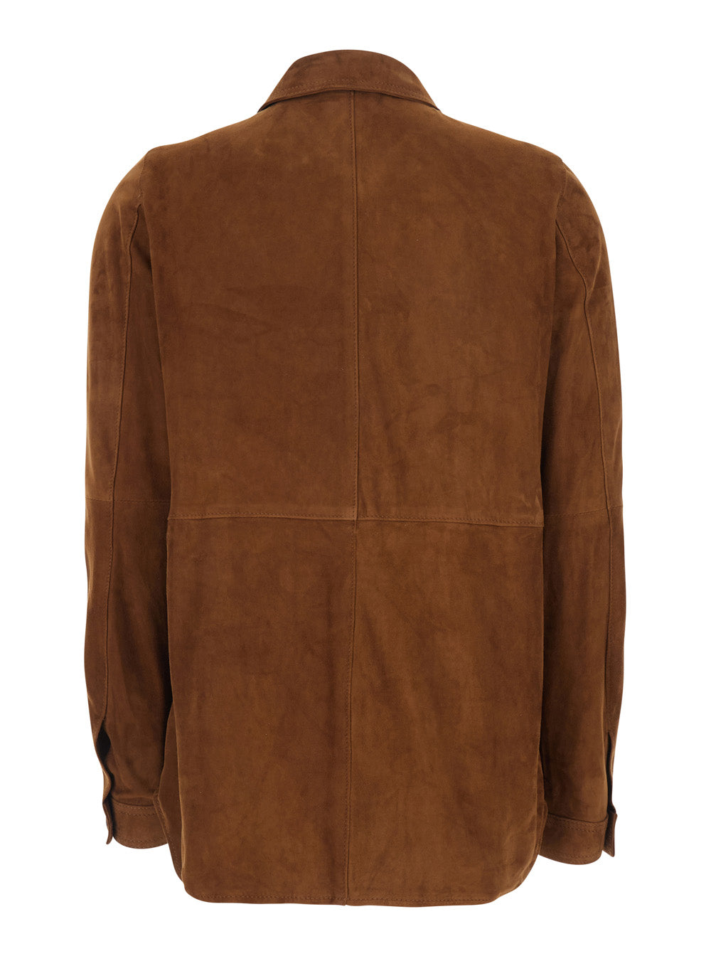 Shirt, Brown Suede