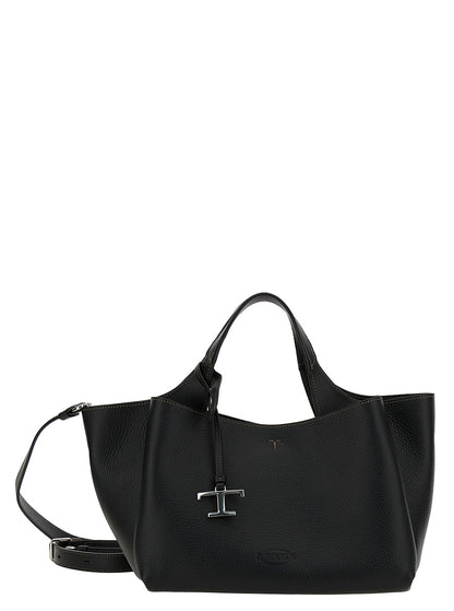 Handbag T Timeless Black Calfskin