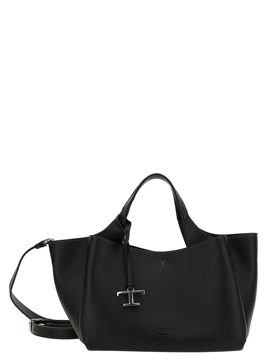 Handbag T Timeless Black Calfskin