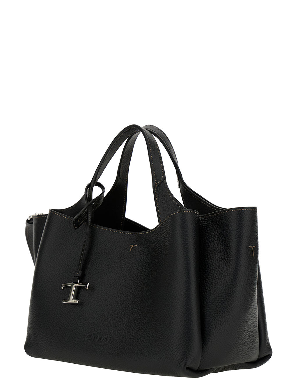 Handbag T Timeless Black Calfskin