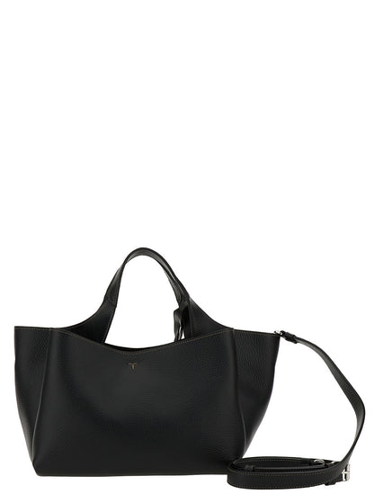 Handbag T Timeless Black Calfskin