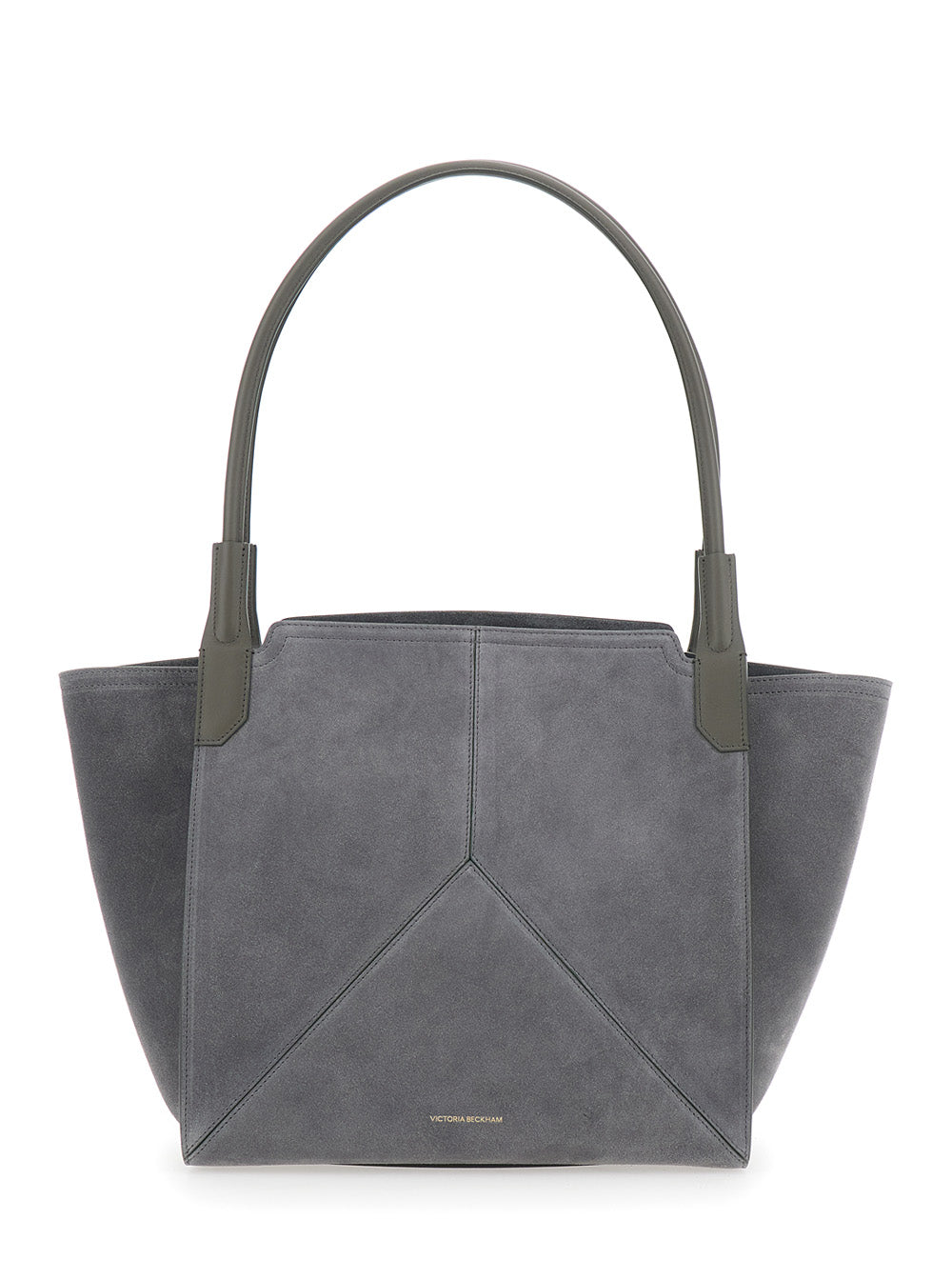 Handbag Victoria Piccola Grey Suede