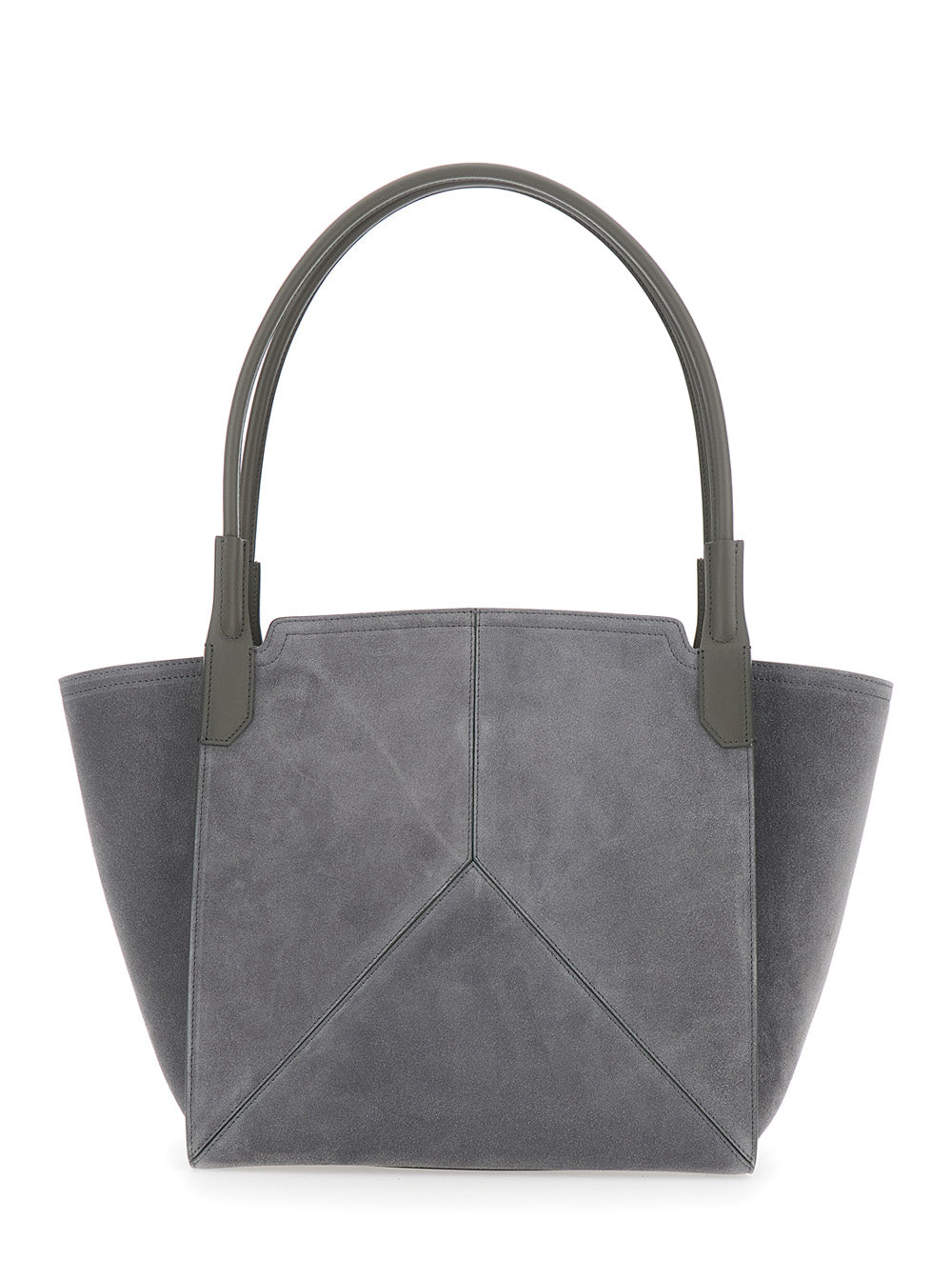 Handbag Victoria Piccola Grey Suede
