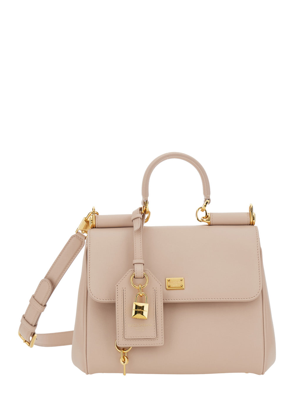 Handbag My Sicily Pink Leather