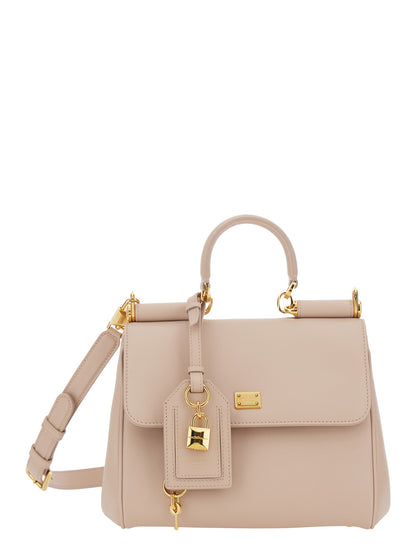 Handbag My Sicily Pink Leather