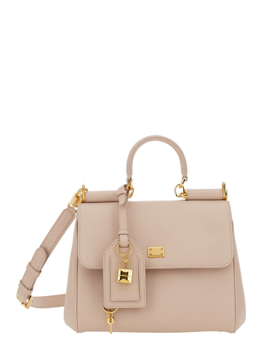 Handbag My Sicily Pink Leather
