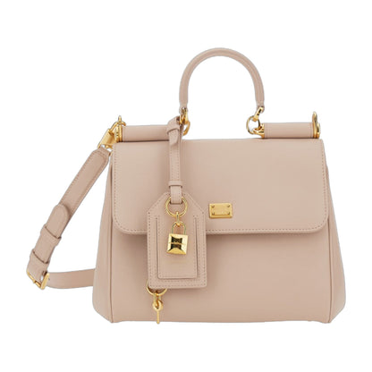 Handbag My Sicily Pink Leather