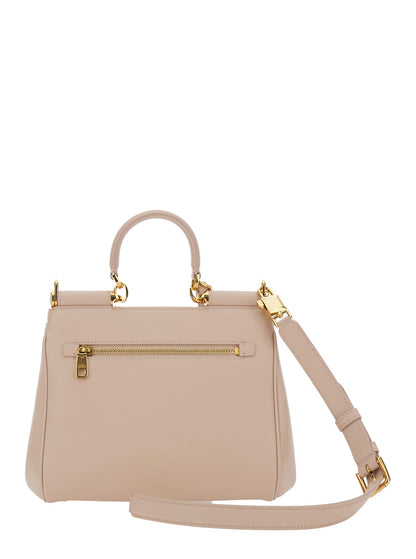 Handbag My Sicily Pink Leather