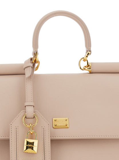 Handbag My Sicily Pink Leather