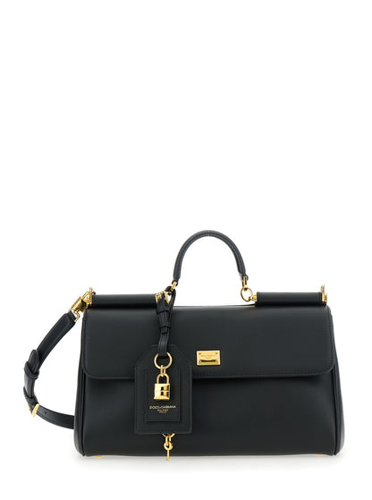 Handbag My Sicily Black Leather
