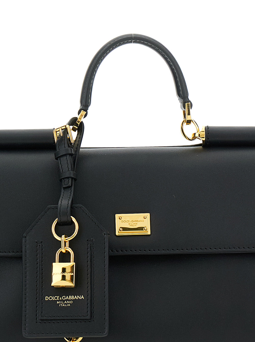 Handbag My Sicily Black Leather
