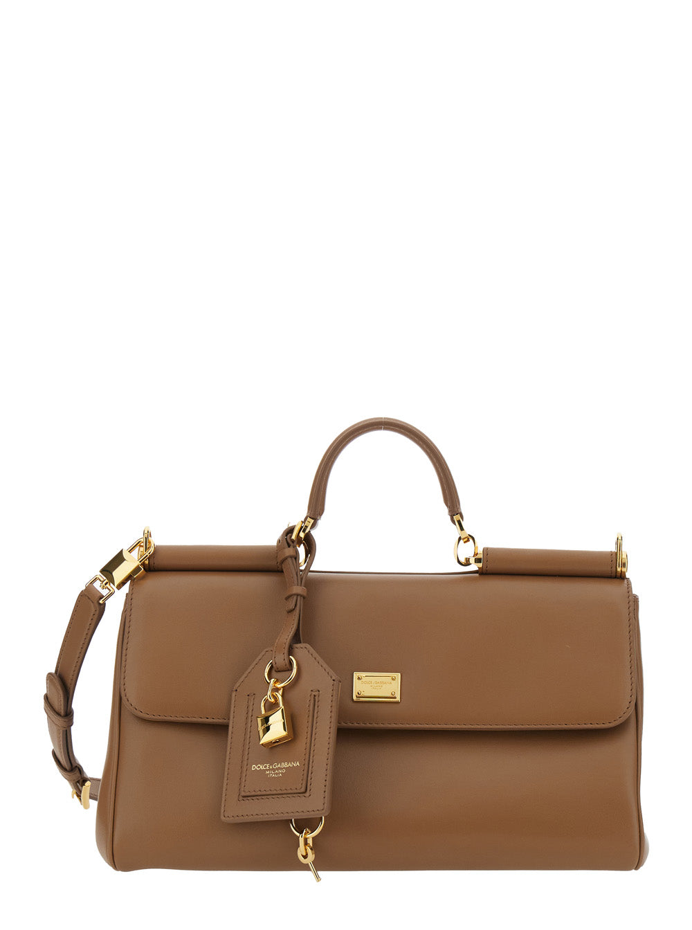 Handbag My Sicily Brown Leather