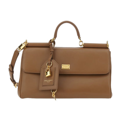 Handbag My Sicily Brown Leather