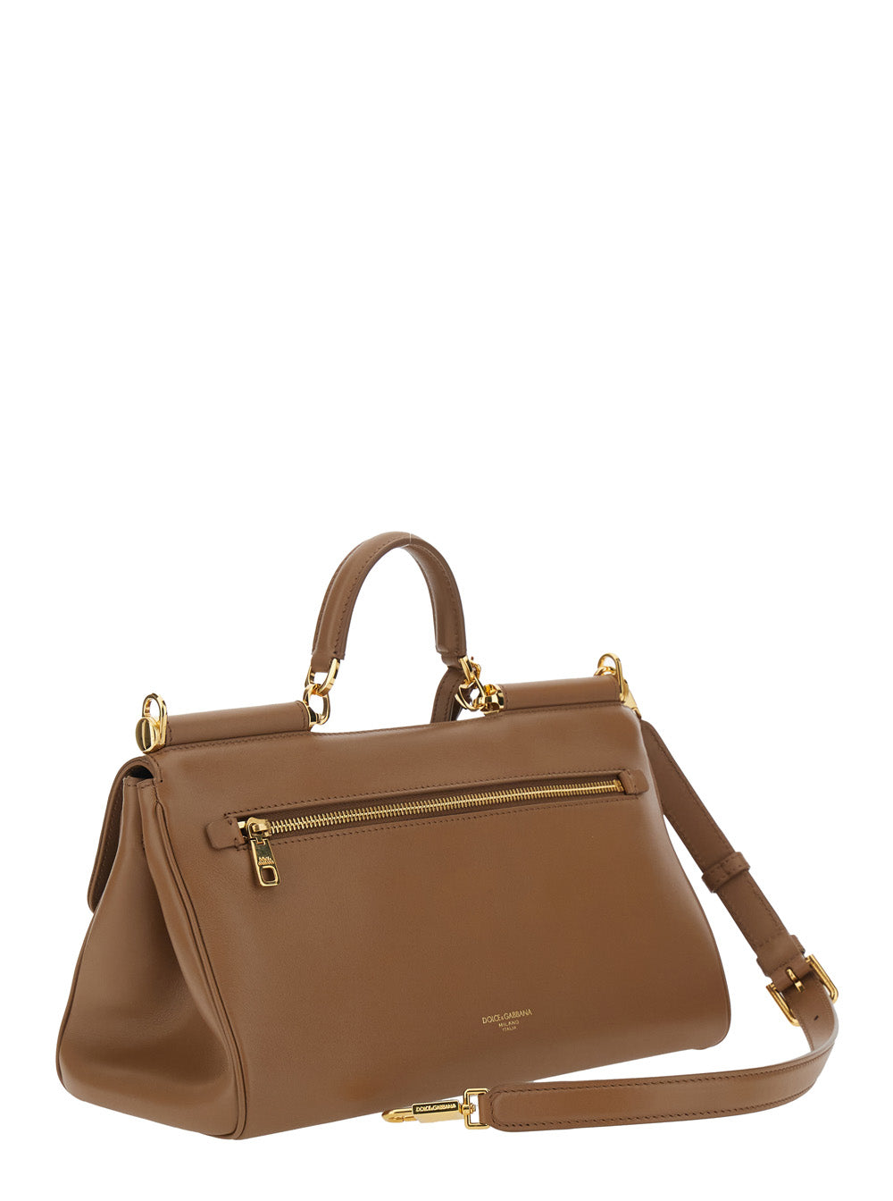 Handbag My Sicily Brown Leather