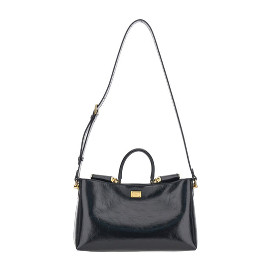 Handbag Vittoria Black Leather