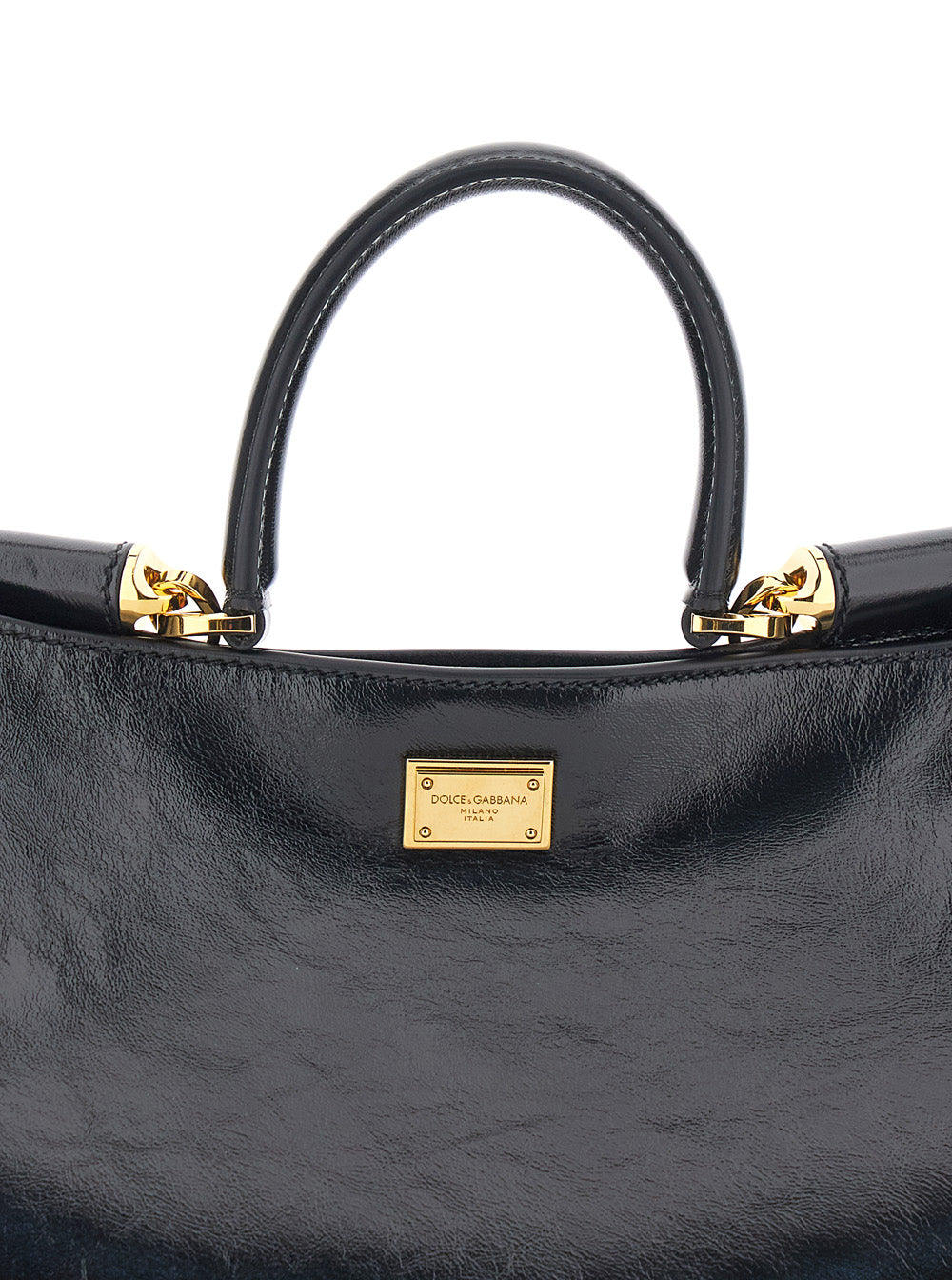 Handbag Vittoria Black Leather