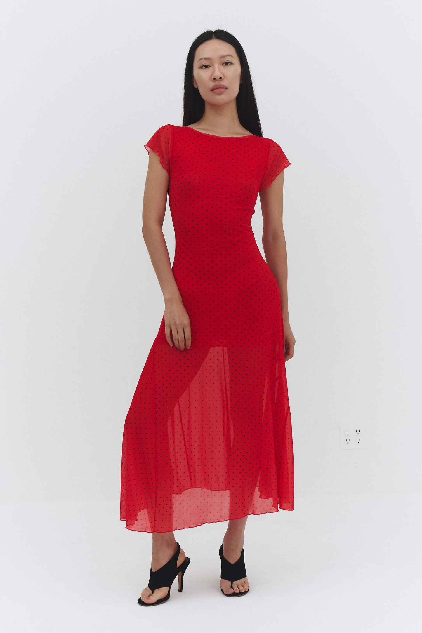 Valentina Dress in Red