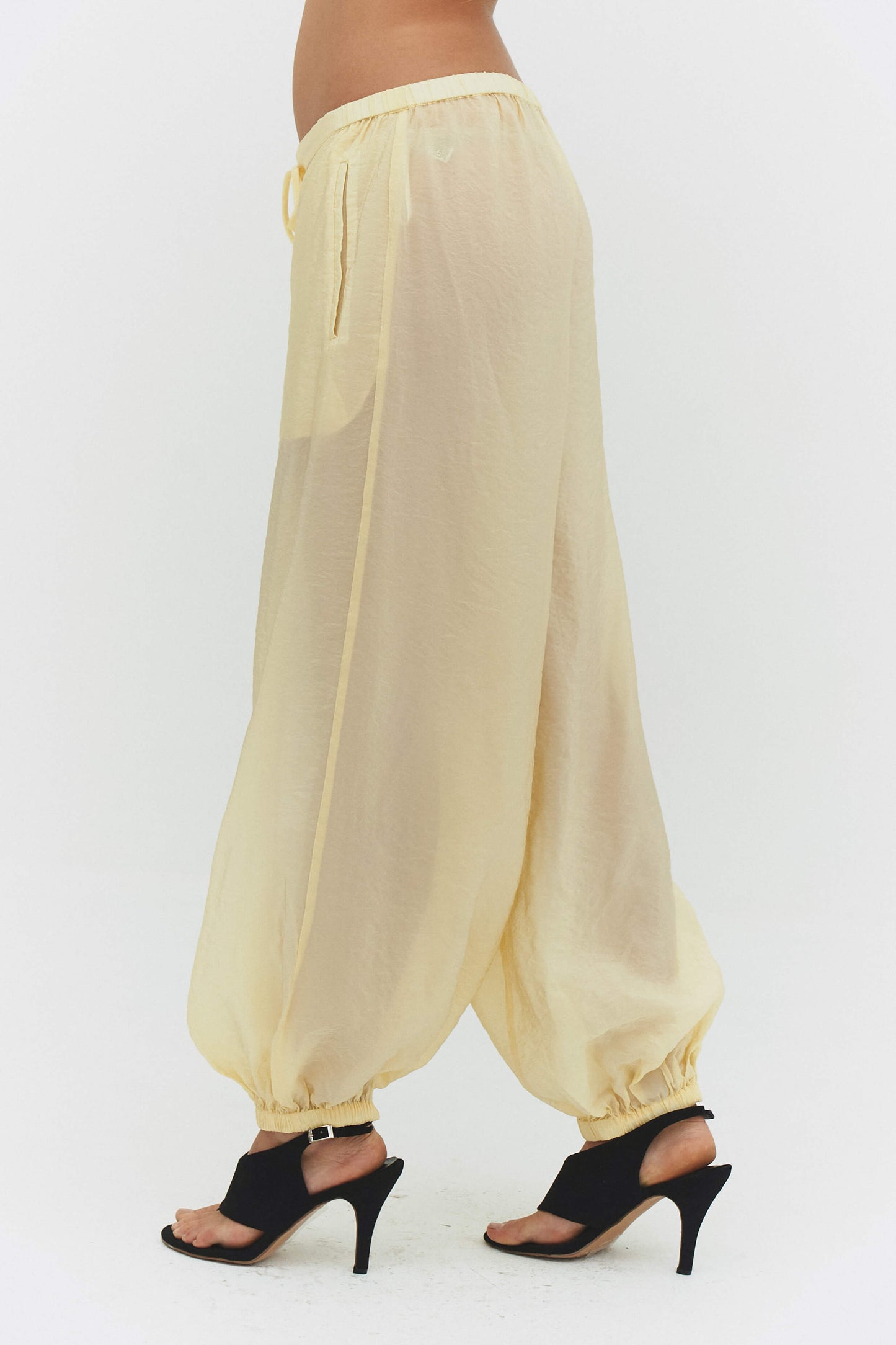 Zora Voile Pant in Butter
