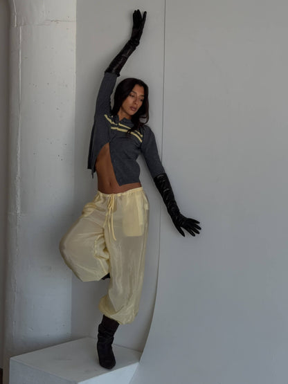 Zora Voile Pant in Butter