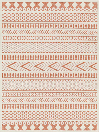 Jove Orange Outdoor Rug - Clearance