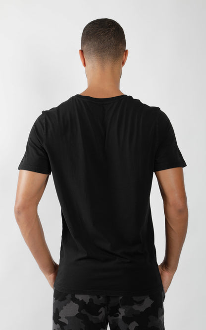 Mens Silicon Washed Pima Cotton Crew Neck Tee